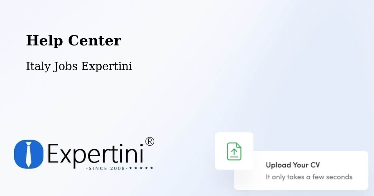 Help Center – Budoia - Italy Jobs Expertini